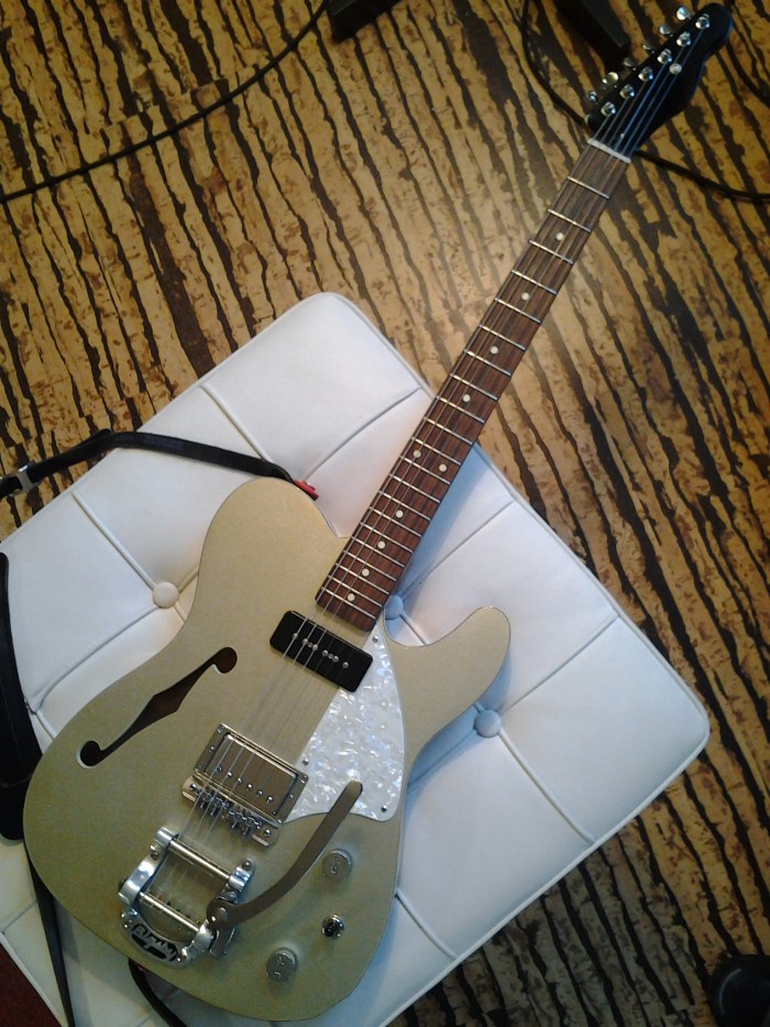 2010 Sëuf mahogany thinline and 2009 Mastery M1